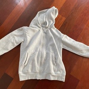 Athleta Girl Grey Zip-Up Hoodie Size Girls 12